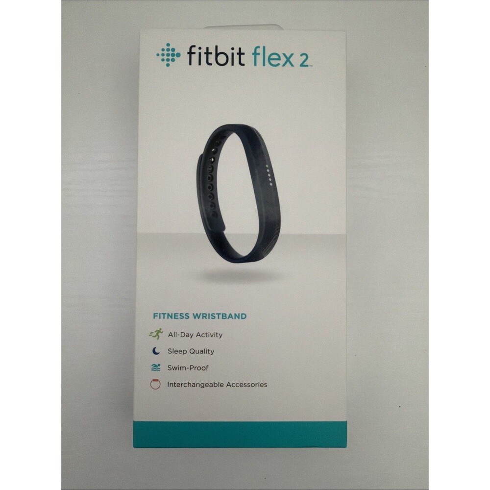 Fitbit Flex 2 All‑Day Activity Tracker Wristband Steps Sleep Swim‑Proof SEALED